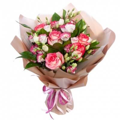 букет "розовое шампанское"